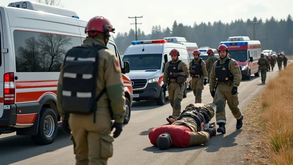 Editorial illustration for: Fort Drum exercise tests response to simulated mass-casualty incident