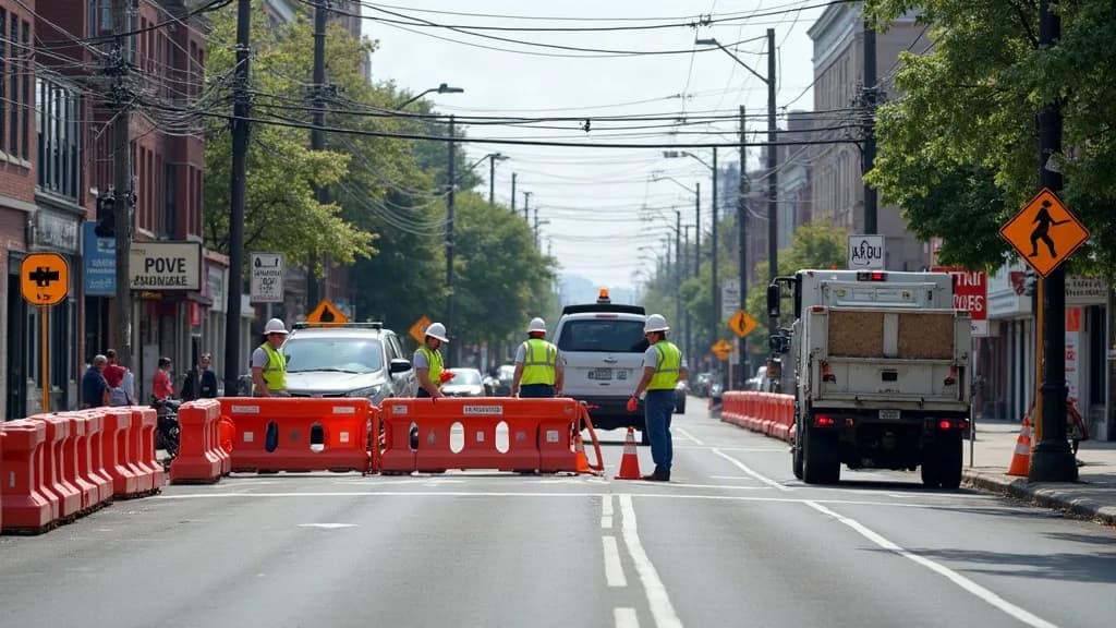 Editorial illustration for: Stone Street closure planned in Watertown for water main work